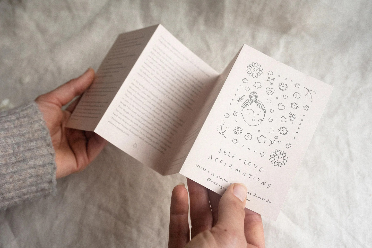 Self Love Affirmations card deck by Musings From The Moon.