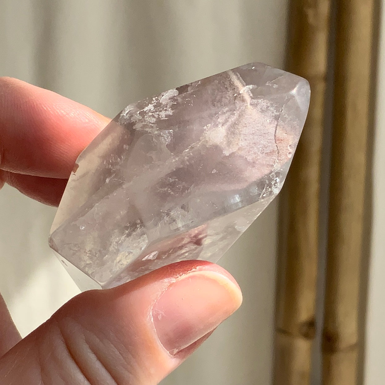 Rare Pink/Mauve Lithium Quartz Freeform #2