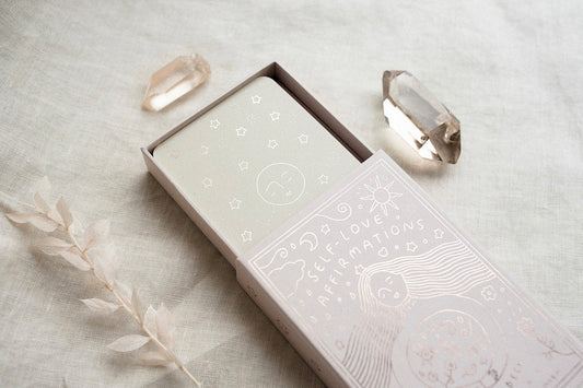 Self Love Affirmations card deck by Musings From The Moon.