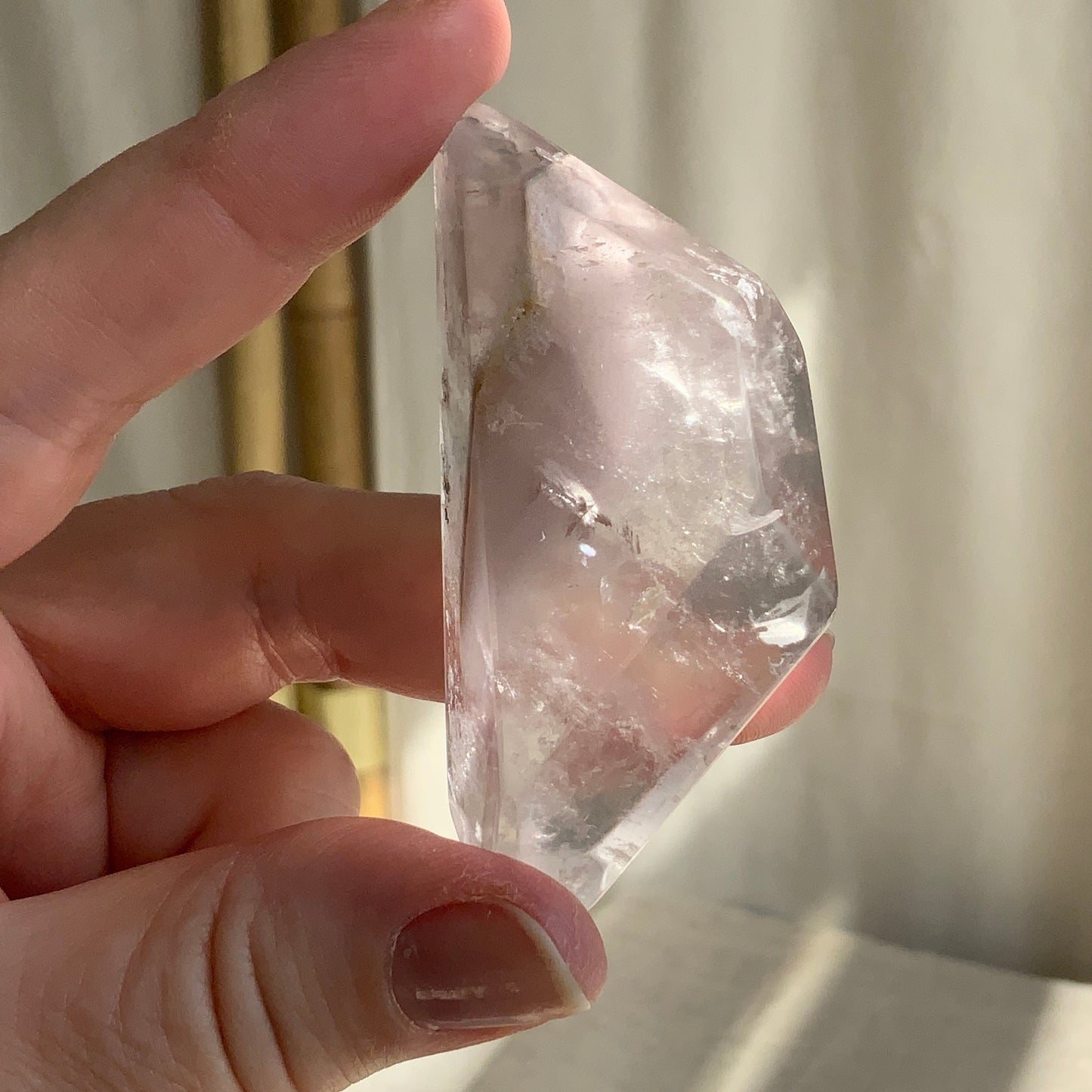 Rare Pink/Mauve Lithium Quartz Freeform #2