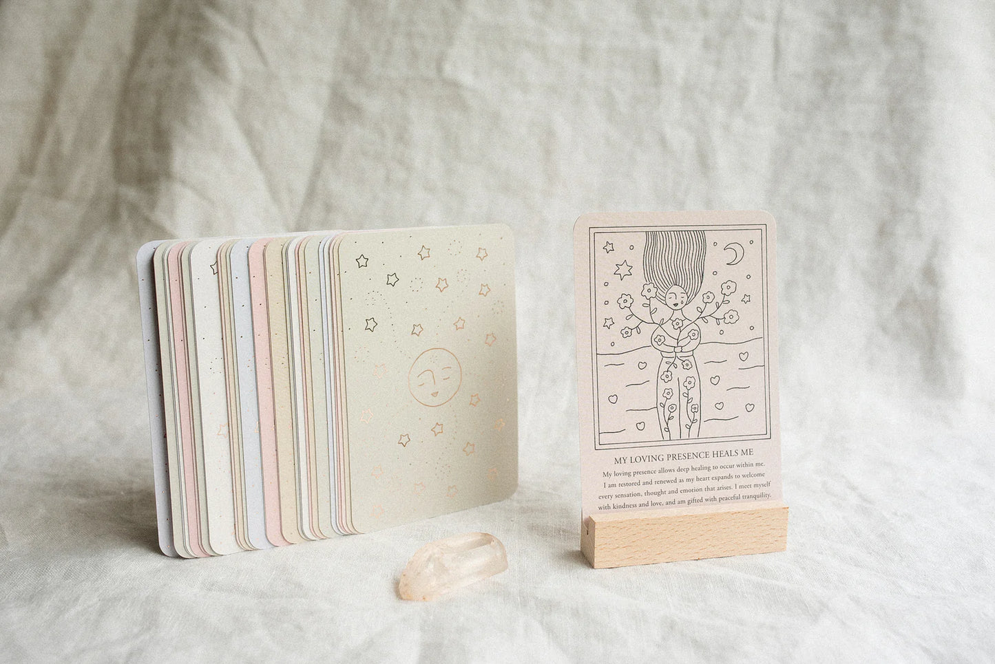 Self Love Affirmations card deck by Musings From The Moon.