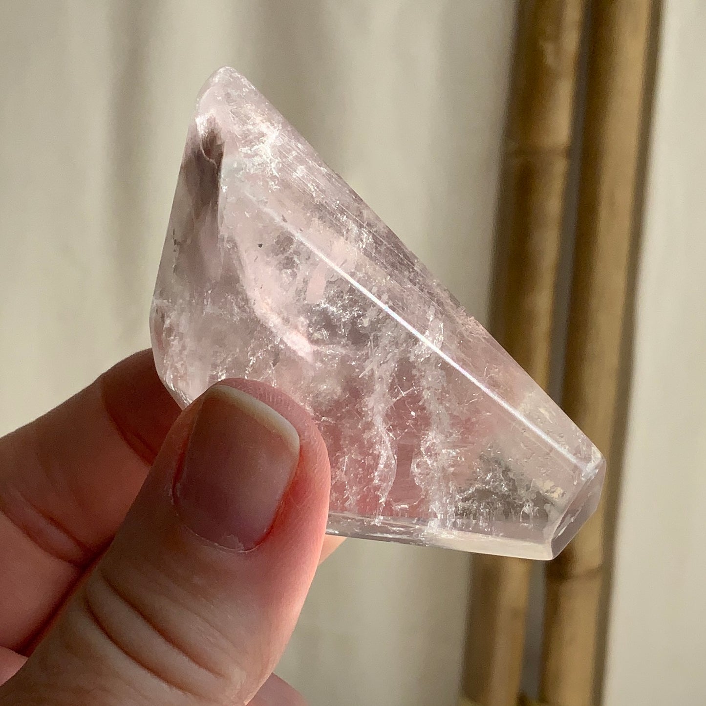 Rare Pink/Mauve Lithium Quartz Freeform #2