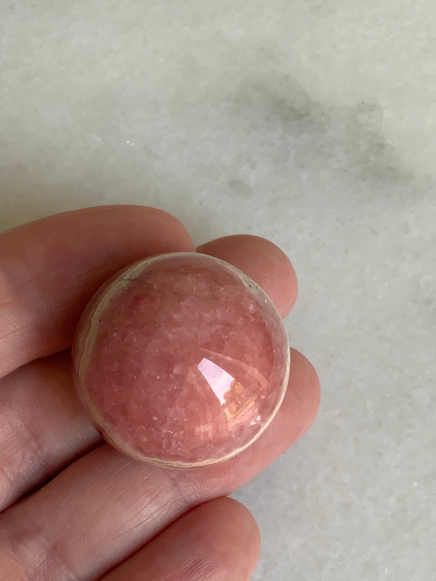 Premium Quality Rhodochrosite Sphere, Argentina.