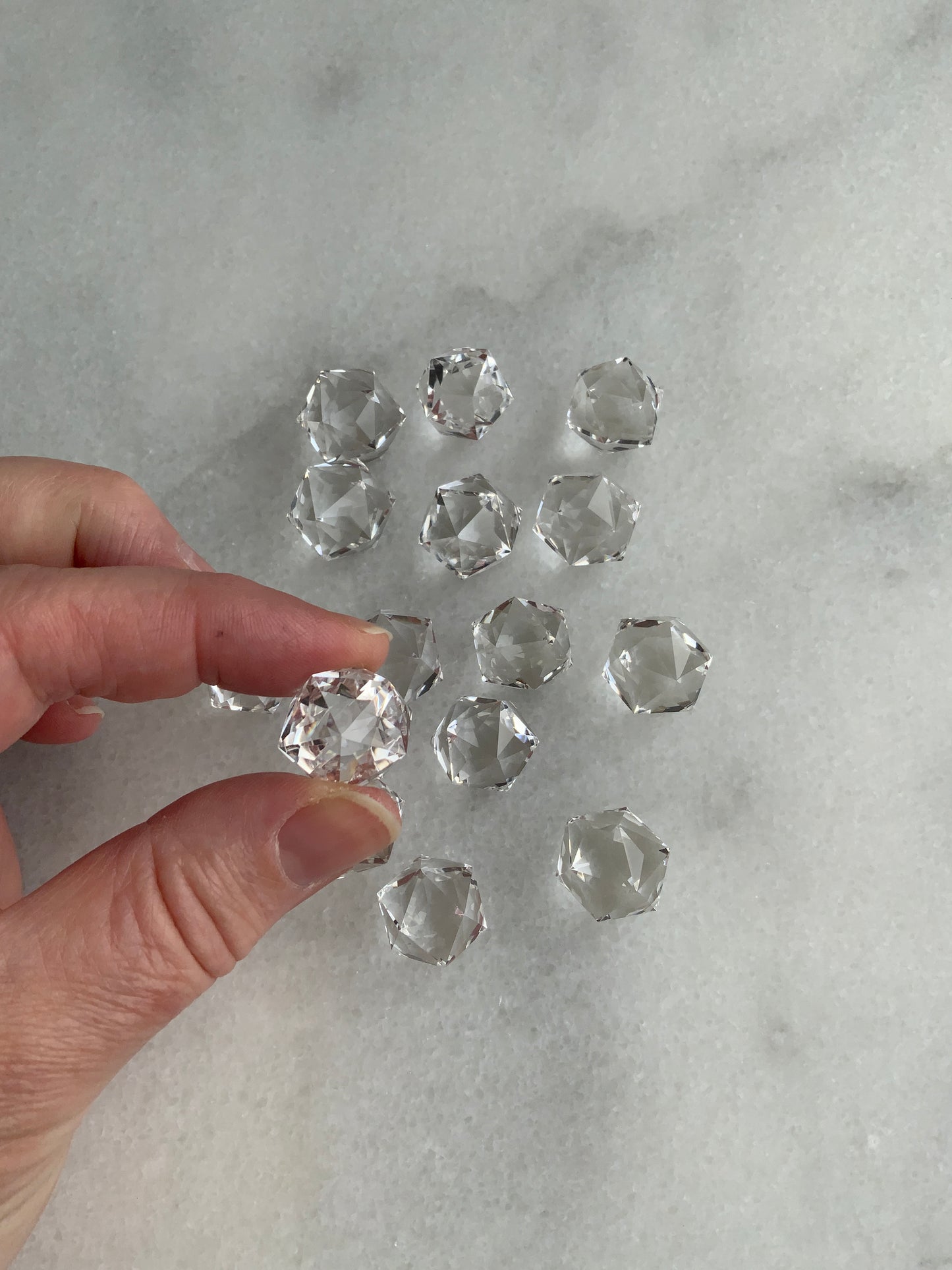 AAA Clear Quartz Mini Polyhedron.