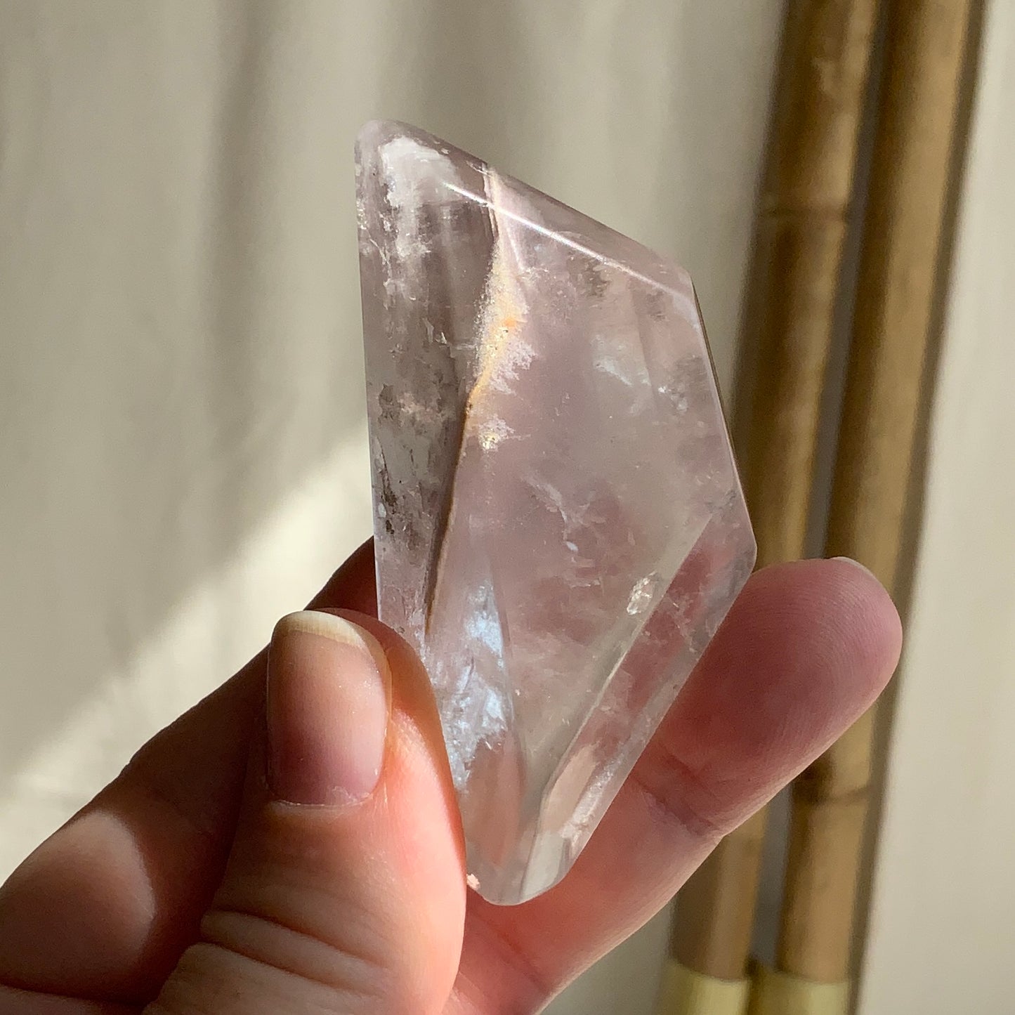 Rare Pink/Mauve Lithium Quartz Freeform #2
