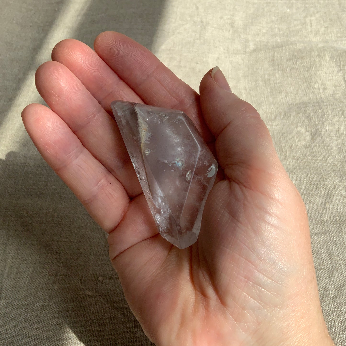 Rare Pink/Mauve Lithium Quartz Freeform #2
