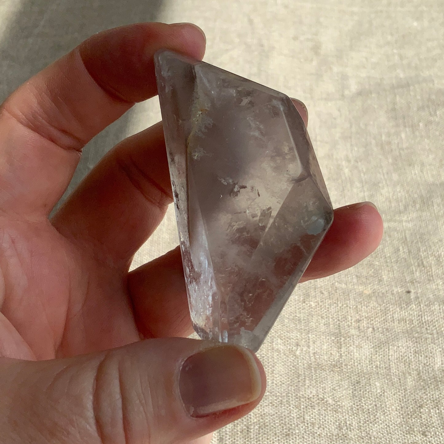 Rare Pink/Mauve Lithium Quartz Freeform #2