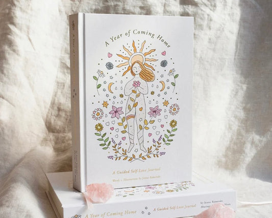 A Year Of Coming Home. A Guided Self Love Journal by Musings From The Moon