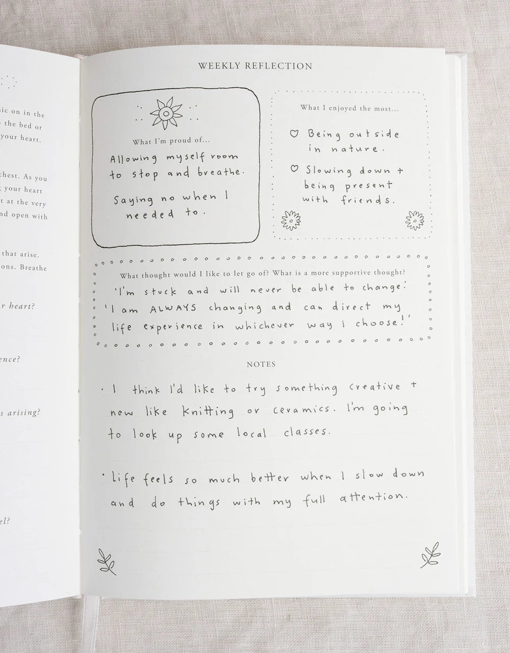 A Year Of Coming Home. A Guided Self Love Journal by Musings From The Moon